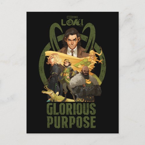 Loki Group Illustration _ Glorious Purpose Postcard