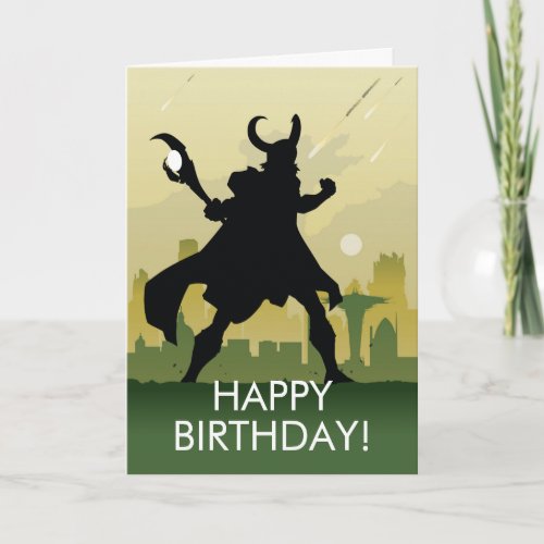 Loki Heroic Silhouette Card