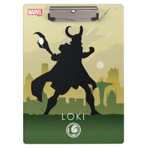 Loki Heroic Silhouette Clipboard
