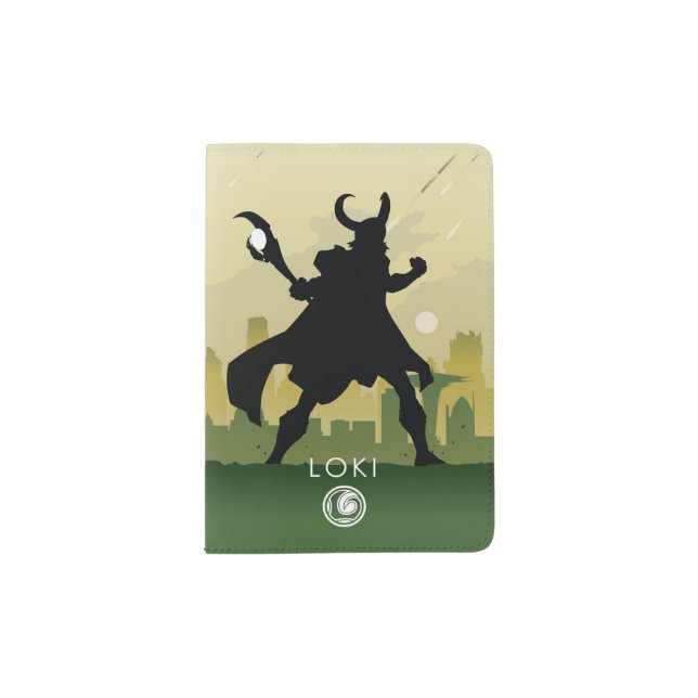 Loki Heroic Silhouette Passport Holder (Front)