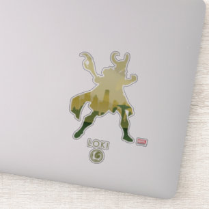 Loki Heroic Silhouette Sticker