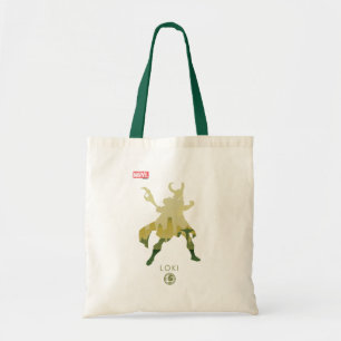 Loki Heroic Silhouette Tote Bag