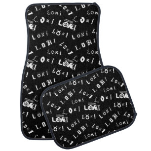 Loki Name Pattern Car Floor Mat