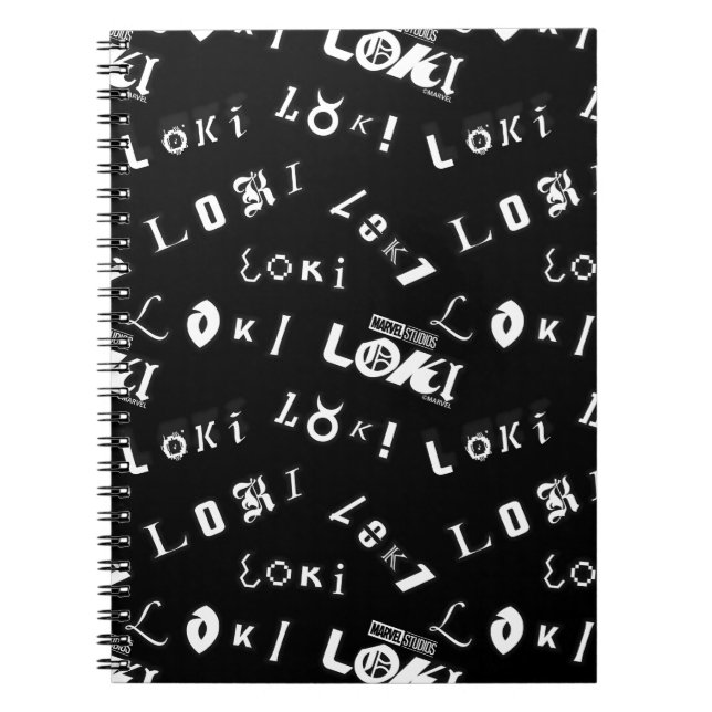 Loki Name Pattern Notebook (Front)