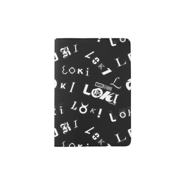 Loki Name Pattern Passport Holder (Front)