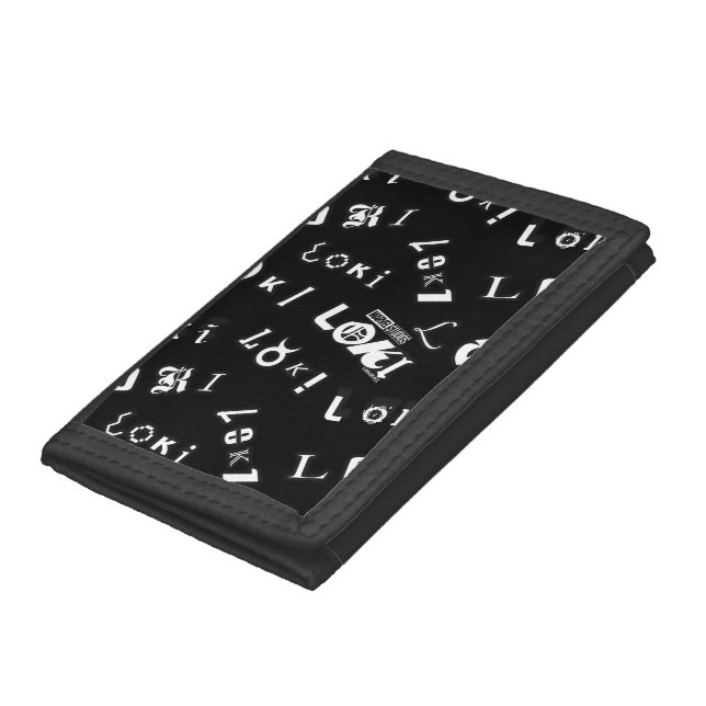 Loki Name Pattern Trifold Wallet (Bottom)