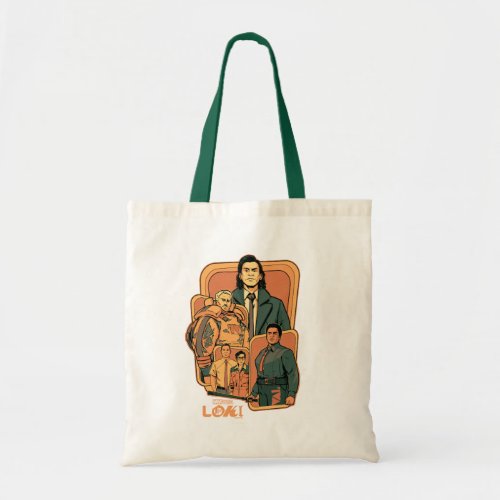 Loki Retro Cartoon Character Group Tote Bag