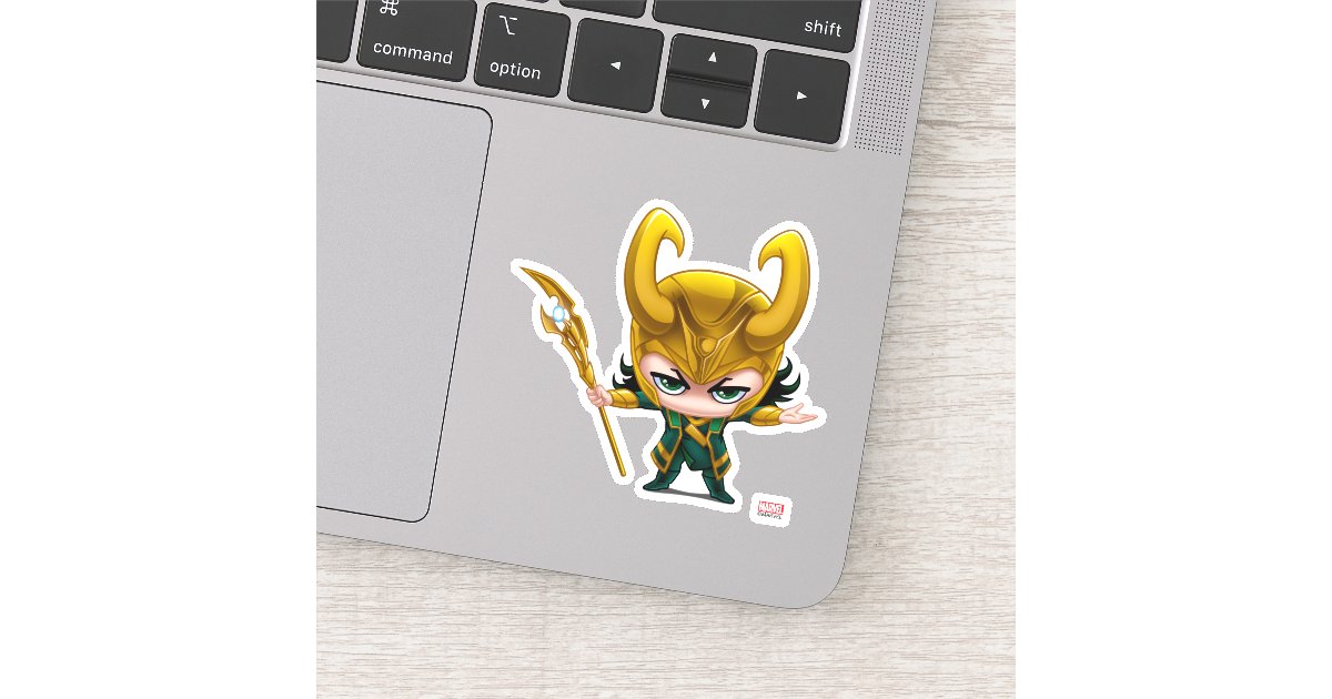 loki stylized art sticker zazzle