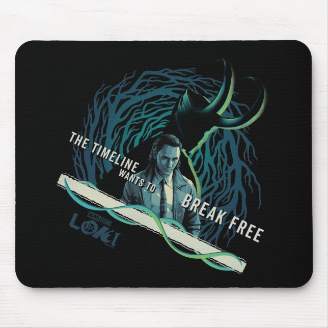 Loki - The Timeline Wants To Break Free Mouse Pad (Front)