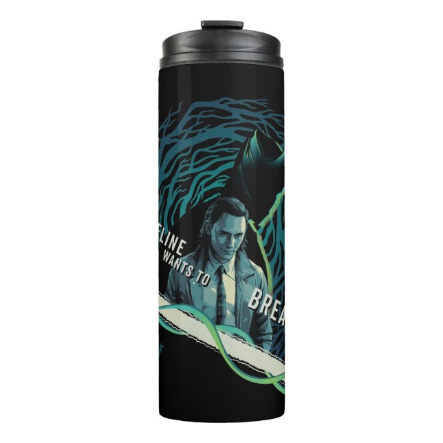 Loki - The Timeline Wants To Break Free Thermal Tumbler (Front)