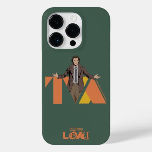 Loki Time Variance Authority Letter Graphic Case_Mate iPhone 14 Pro Case
