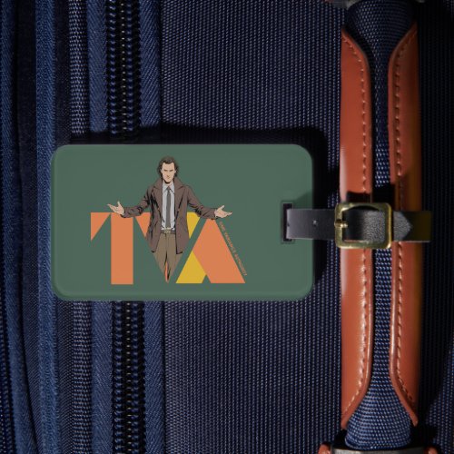 Loki Time Variance Authority Letter Graphic Luggage Tag