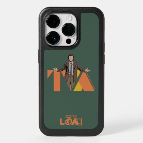 Loki Time Variance Authority Letter Graphic OtterBox iPhone 14 Pro Case
