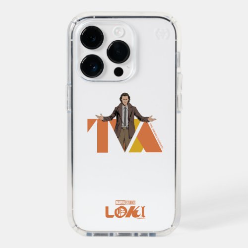 Loki Time Variance Authority Letter Graphic Speck iPhone 14 Pro Case
