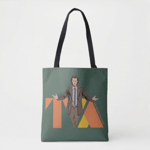 Loki Time Variance Authority Letter Graphic Tote Bag