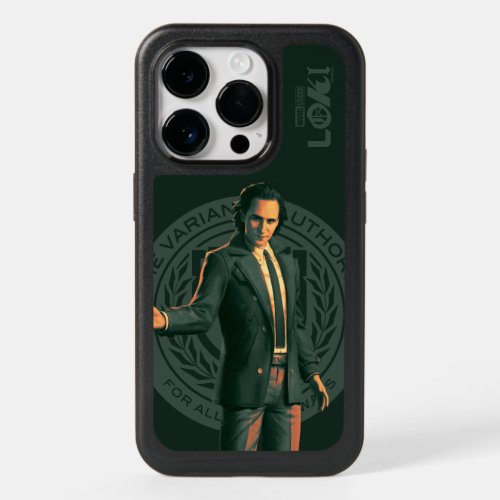 Loki  Time Variance Authority Logo Graphic OtterBox iPhone 14 Pro Case