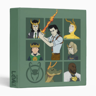 Loki Variant Grid 3 Ring Binder