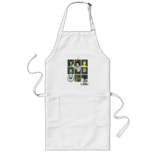 Loki Variant Grid Long Apron