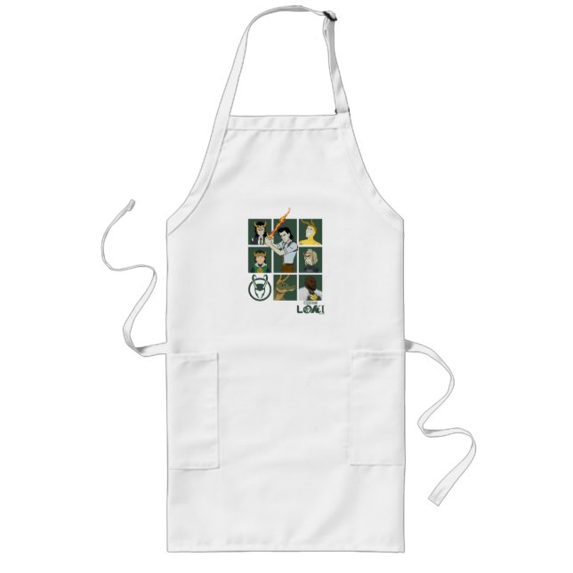 Loki Variant Grid Long Apron (Front)