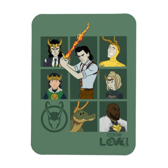 Loki Variant Grid Magnet (Vertical)