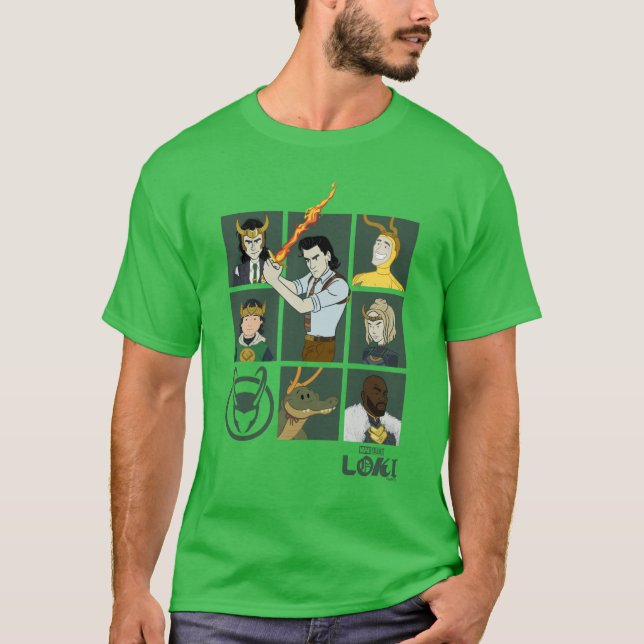 Loki Variant Grid T-Shirt (Front)