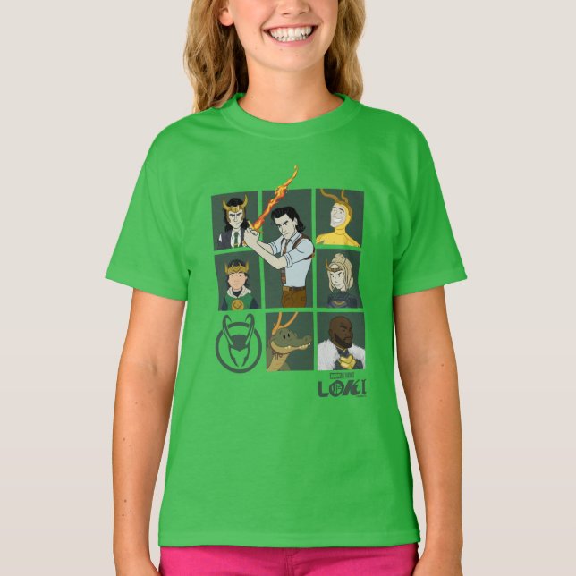 Loki Variant Grid T-Shirt (Front)