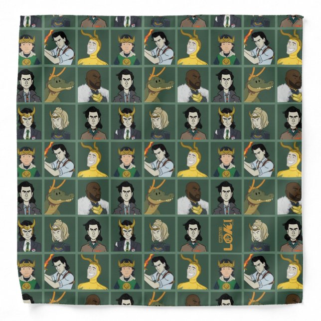Loki Variant Pattern Bandana (Front)