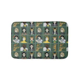 Loki Variant Pattern Bath Mat