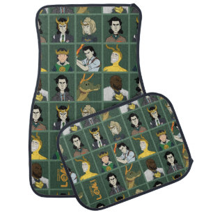 Loki Variant Pattern Car Floor Mat
