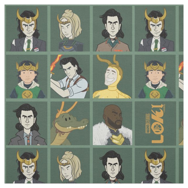 Loki Variant Pattern Fabric (Swatch)