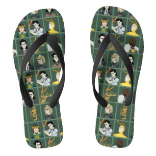 Loki Variant Pattern Flip Flops