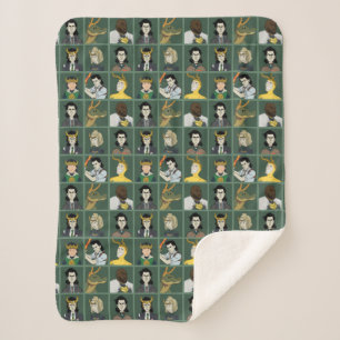 Loki Variant Pattern Sherpa Blanket
