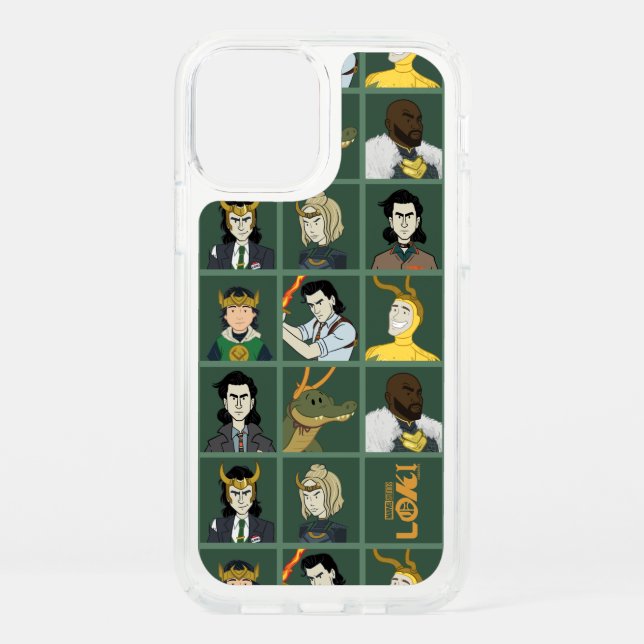 Loki Variant Pattern Speck iPhone 12 Case (Front)