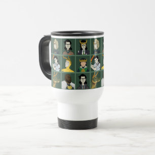 Loki Variant Pattern Travel Mug