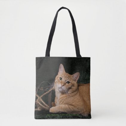 Loki with sled tote bag