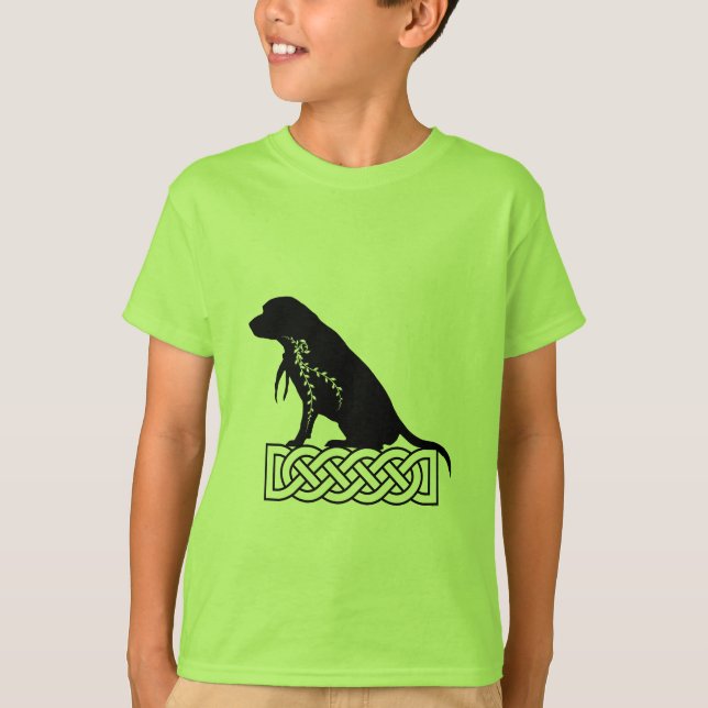 Loki's Buddies: Beagle Mickey Black   T-Shirt (Front)