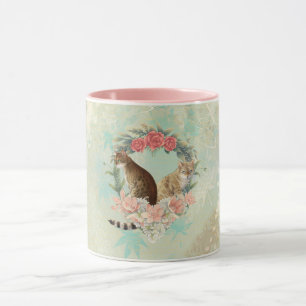 Loki's Buddies: Mika and Chidori Bengal Cats Mug