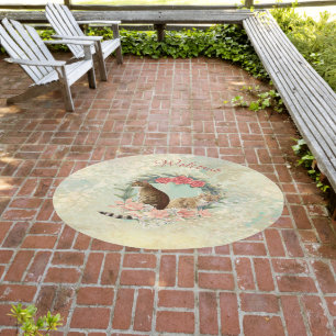 Loki's Buddies: Mika and Chidori Bengal Cats Outdoor Rug