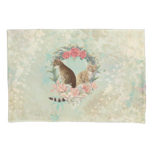 Loki's Buddies: Mika and Chidori Bengal Cats Pillow Case