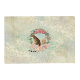 Loki's Buddies: Mika and Chidori Bengal Cats Placemat