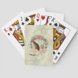 Loki's Buddies: Mika and Chidori Bengal Cats Poker Cards