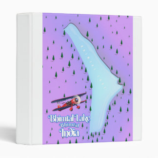 Loktak Lake Manipur state Indian travel poster. 3 Ring Binder