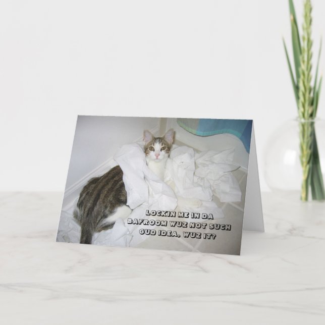 LOL Cat card (Front)