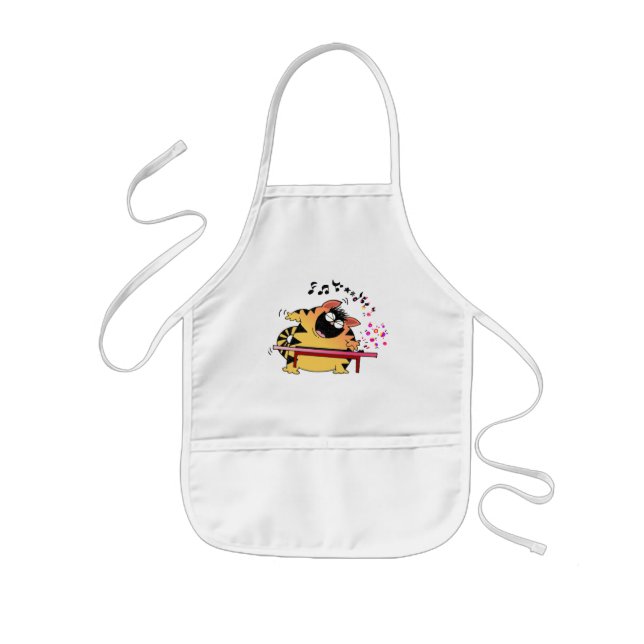 LOL Cats | Fat Cat Musician Kids' Apron (Front)