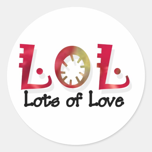 LOL CLASSIC ROUND STICKER (Front)