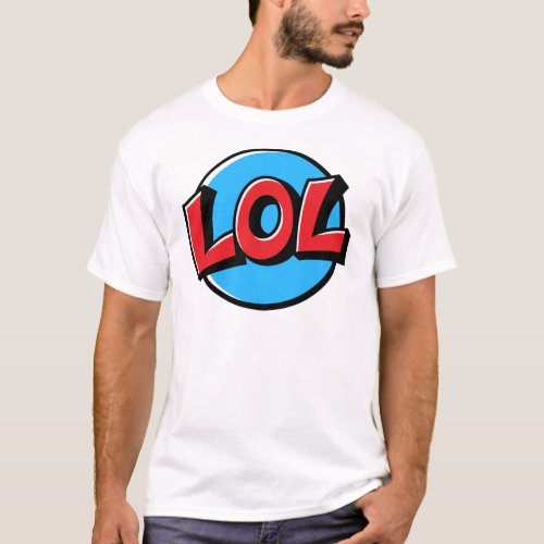 LOL Comic Bubble T_Shirt