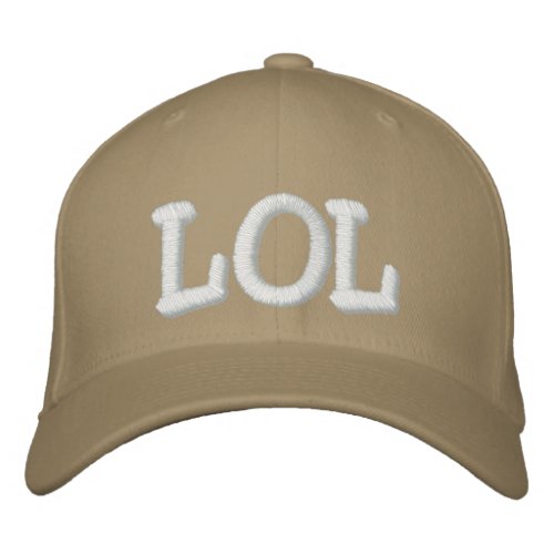 LOL EMBROIDERED BASEBALL HAT