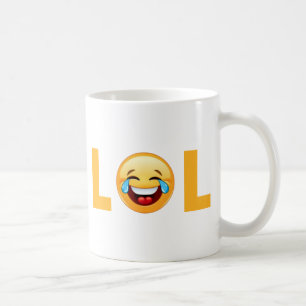 LOL EMOJI COFFEE MUG