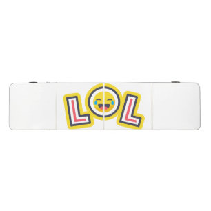 LOL Emoji Folding Beer Pong Table - Fun Pop Art Po