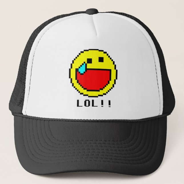 LOL!! Emoticon Hat (Front)